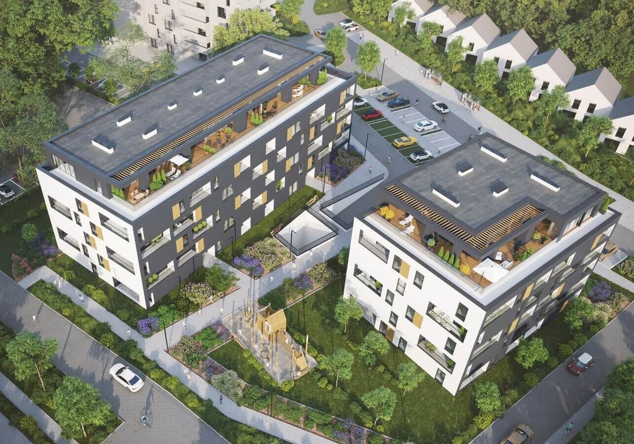 1-pokojowe mieszkanie | 52,55 m² | 4 piętro | Apartamenty Żorska